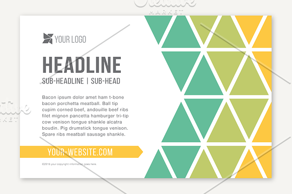 Half-Page Flyer Template in Templates - product preview 1