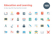 168 Flat Education and Learning Icon