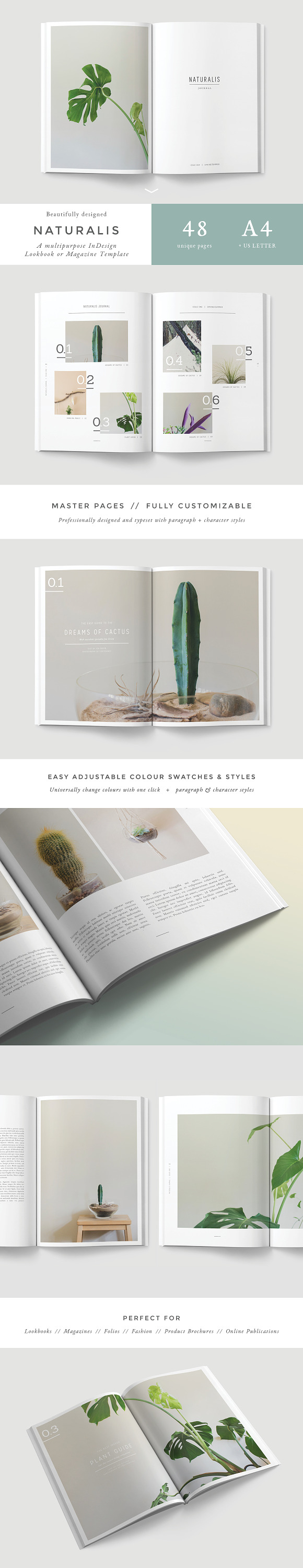 NATURALIS Lookbook / Magazine in Magazine Templates - product preview 1