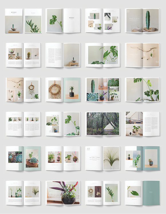 NATURALIS Lookbook / Magazine in Magazine Templates - product preview 6