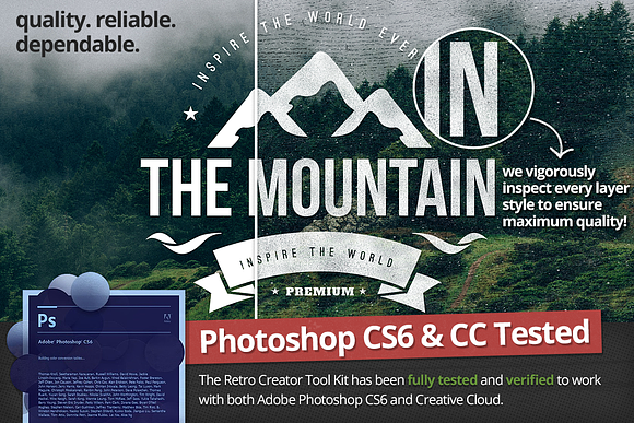 Retro Creator Tool Kit Photo Edition in Photoshop Layer Styles - product preview 3