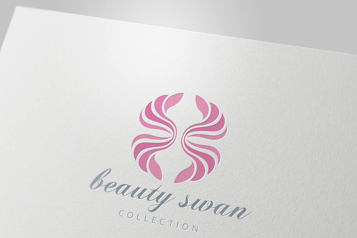 Beauty Swan in Logo Templates - product preview 8