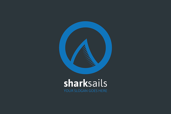 Shark Sails Logo in Logo Templates - product preview 1