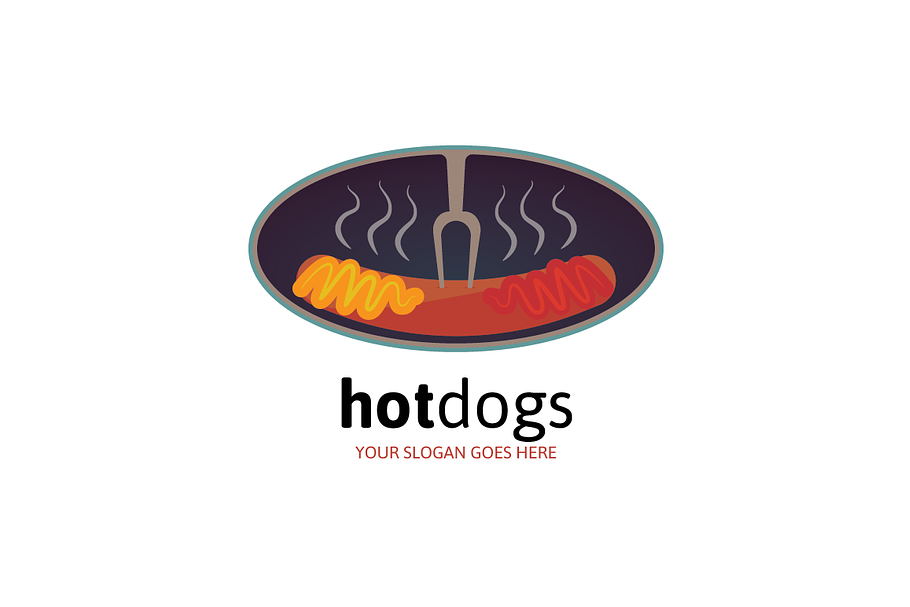 Hot Dogs Logo in Logo Templates - product preview 8