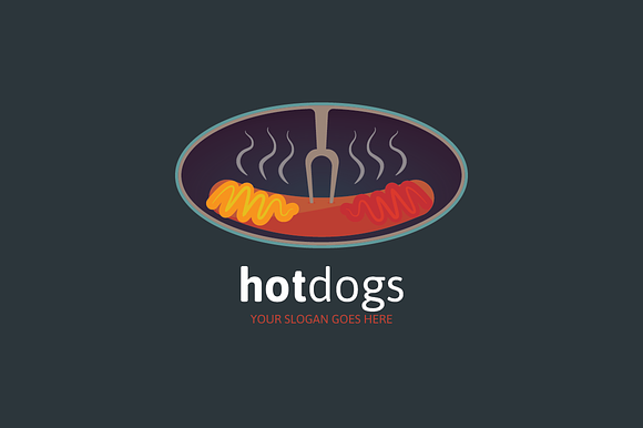 Hot Dogs Logo in Logo Templates - product preview 1