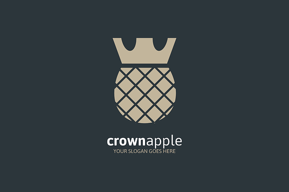 Crown Apple Logo in Logo Templates - product preview 1