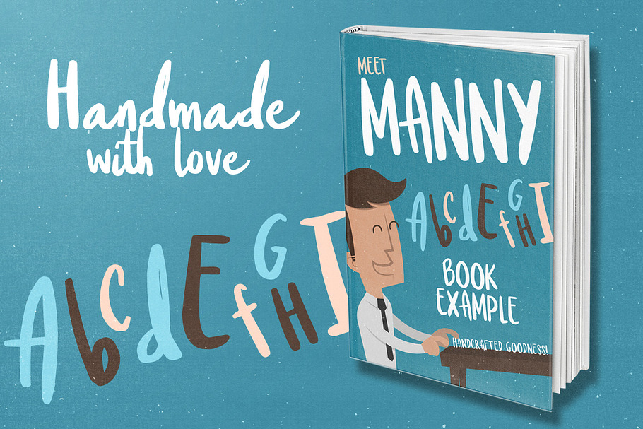 Meet Manny Typeface in Display Fonts - product preview 8