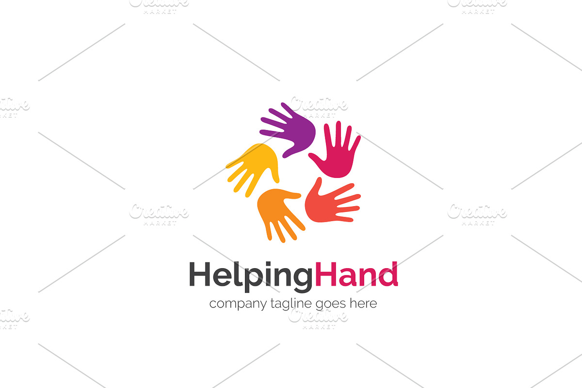 Helping Hand Logo in Logo Templates - product preview 8