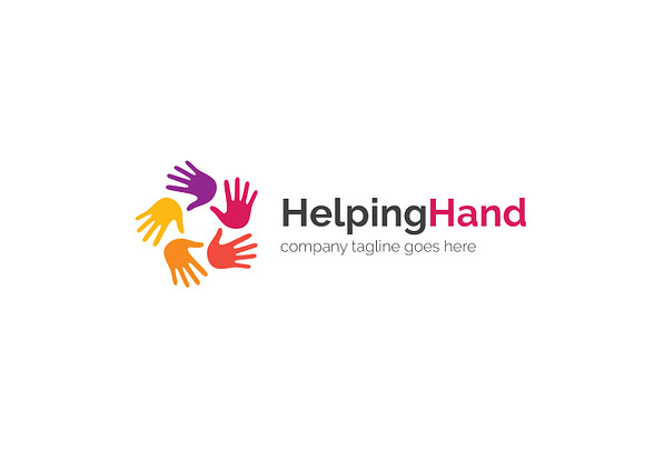 Helping Hand Logo in Logo Templates - product preview 3