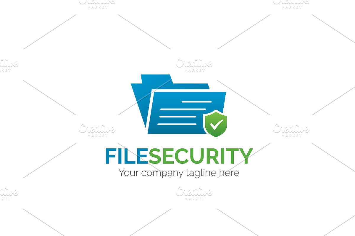 File Security Logo in Logo Templates - product preview 8
