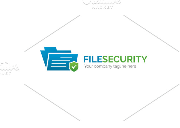 File Security Logo in Logo Templates - product preview 1