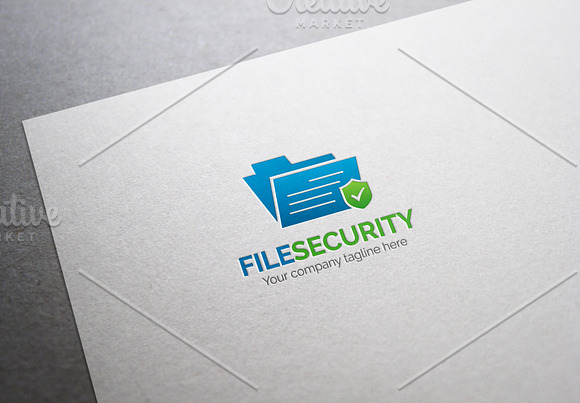 File Security Logo in Logo Templates - product preview 2