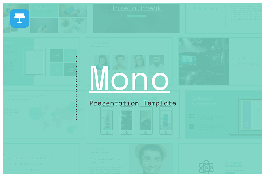 Mono Keynote Template - 25% off in Keynote Templates - product preview 8