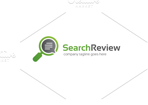 Search Review Logo in Logo Templates - product preview 1
