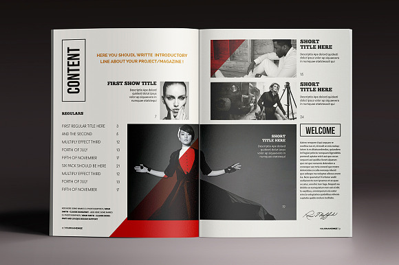 8 InDsgn Magazine Brochure Templates in Magazine Templates - product preview 2