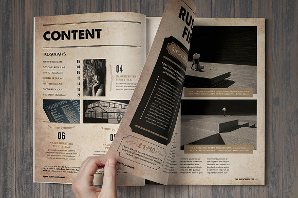 8 InDsgn Magazine Brochure Templates in Magazine Templates - product preview 9