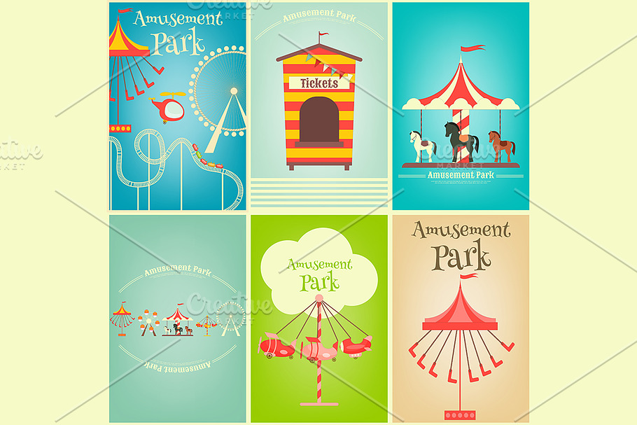 Amusement Park in Illustrations - product preview 8