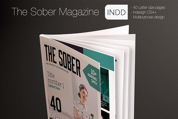 10 Magazine Brochure Templates Pack in Magazine Templates - product preview 1