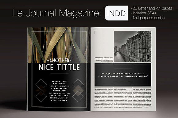 10 Magazine Brochure Templates Pack in Magazine Templates - product preview 11