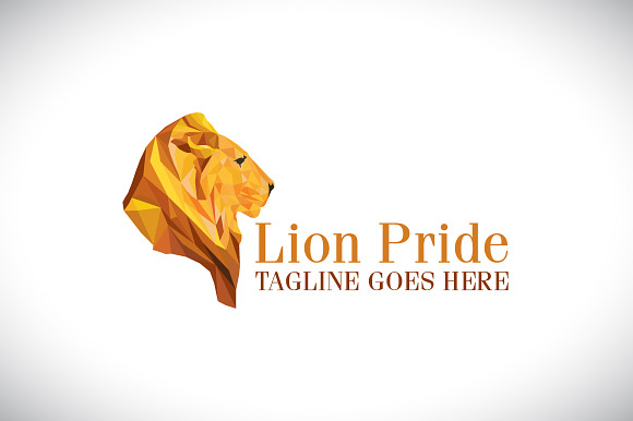 Lion Pride - Geometric Logo in Logo Templates - product preview 1