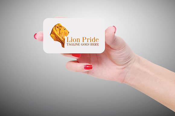 Lion Pride - Geometric Logo in Logo Templates - product preview 3
