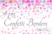 Confetti Borders Confetti Cliparts