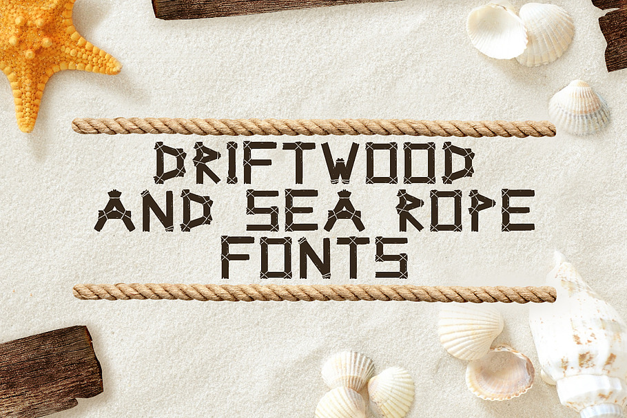 Driftwood & Sea Rope fonts