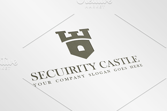 Security Castle Logo Template in Logo Templates - product preview 2