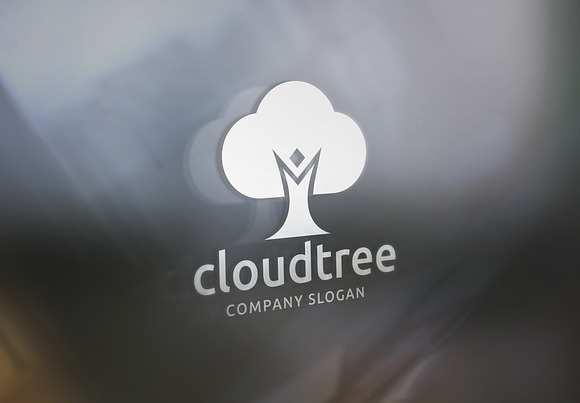 Cloud Tree in Logo Templates - product preview 2