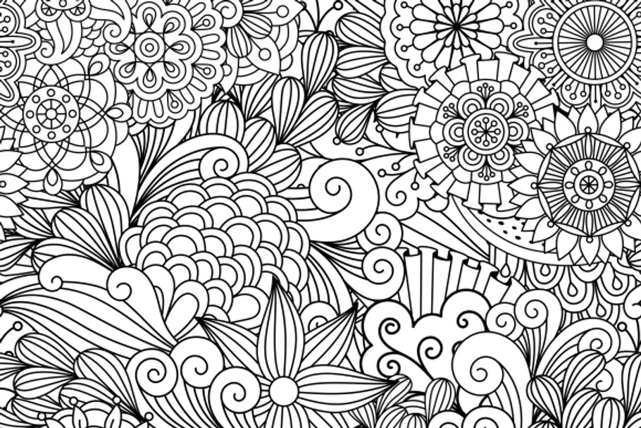 Cute seamless floral pattern in Patterns - product preview 8