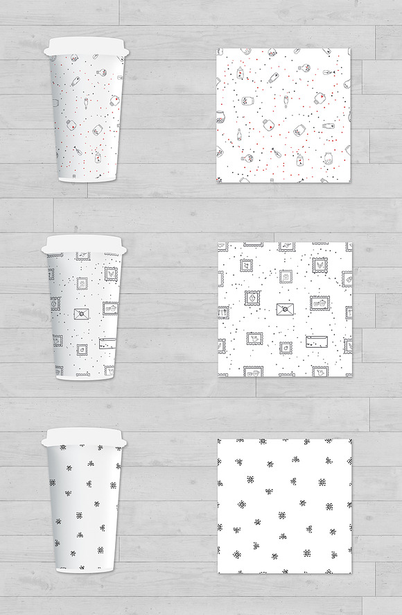 Hand drawn decorative elements set in Illustrations - product preview 5