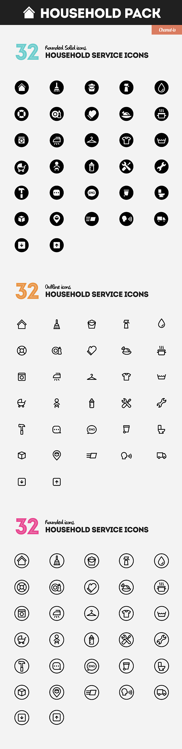 1000 icons bundle - Saving pack!! in Graphics - product preview 5