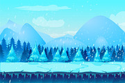 Winter Game Background