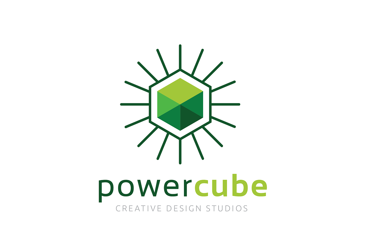 Power Cube in Logo Templates - product preview 8