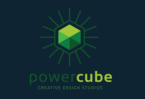 Power Cube in Logo Templates - product preview 1