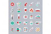 Medicine stickers