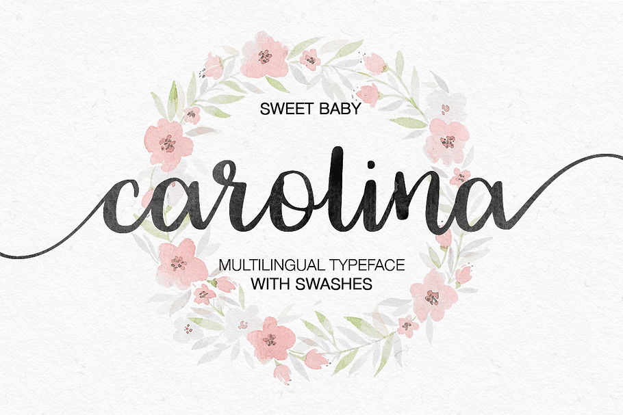 Carolina in Script Fonts - product preview 8