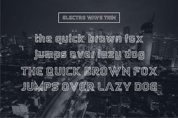 Electro Wave in Sans-Serif Fonts - product preview 4