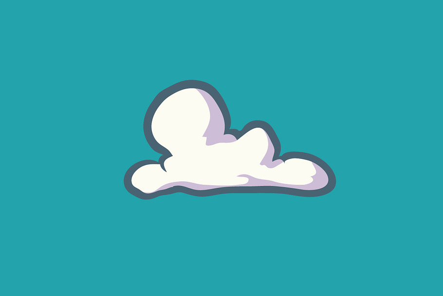 Cloud - decoration of your project in Objects - product preview 8
