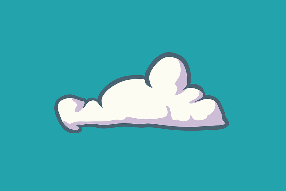Cloud - decoration of your project in Objects - product preview 8
