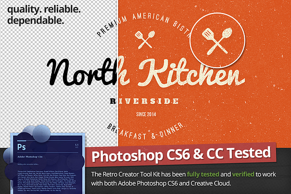 Retro Creator Tool Kit - Ink Edition in Photoshop Layer Styles - product preview 3