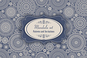 Mandala Set. Pattern and Invitation.