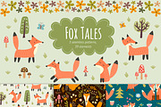 Fox Tales: Patterns & Clipart
