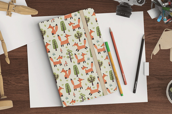 Fox Tales: Patterns & Clipart in Patterns - product preview 2