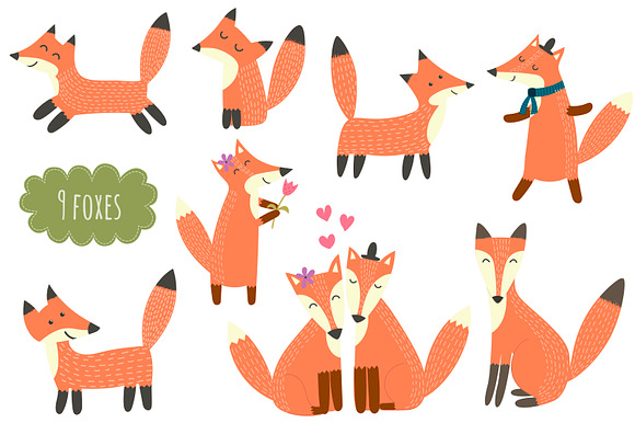 Fox Tales: Patterns & Clipart in Patterns - product preview 5