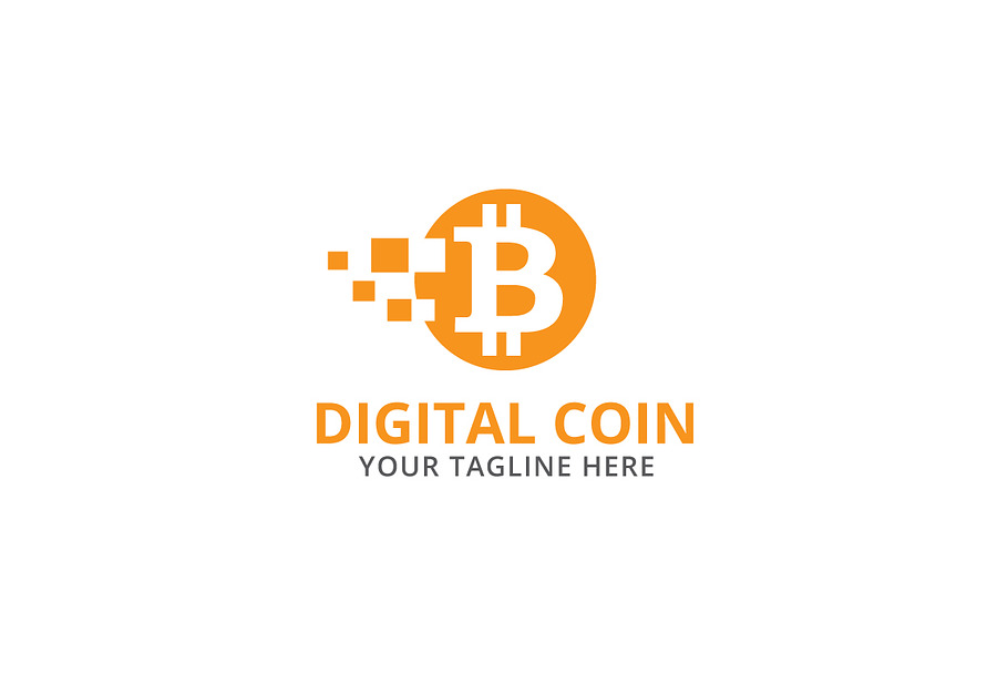 Digital Coin Logo Template