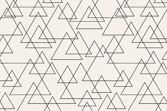 Triangles. Seamless Patterns Set 11 in Patterns - product preview 2