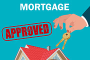 mortgage, vector illustration
