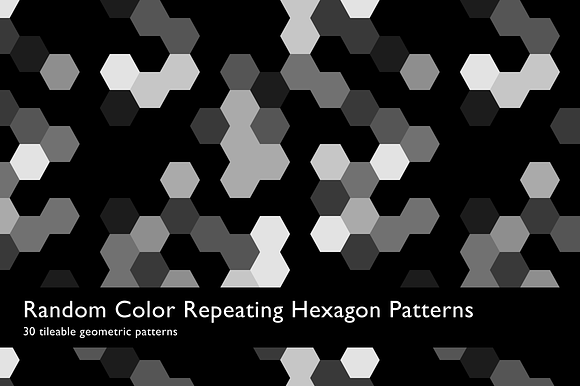 Random Color Hexagon Patterns in Patterns - product preview 4
