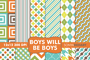 Boys Will Be Boys Digital Papers